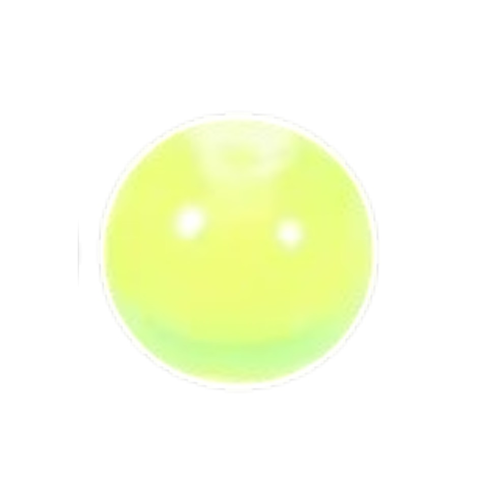 Los Piercing Balletje Acryl – Transparant Gekleurd Reserve Balletje – 6mm (1.6mm Dikte)