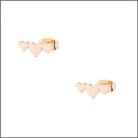 Een paar gouden oorbellen