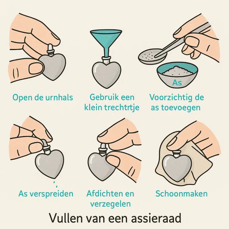 Stalen Ashanger Buis Mat Zilverkleur met Zwarte Pootafdrukken 4,6cm - Aramat Jewels - Gedenkhangers - cadeautip