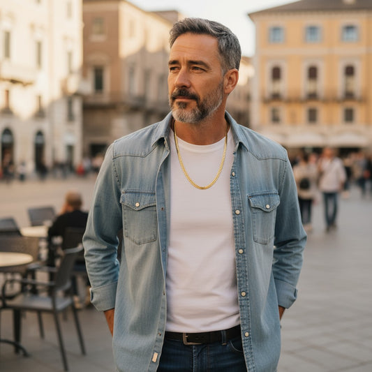 Steel Gourmet Necklace gold-colored steel