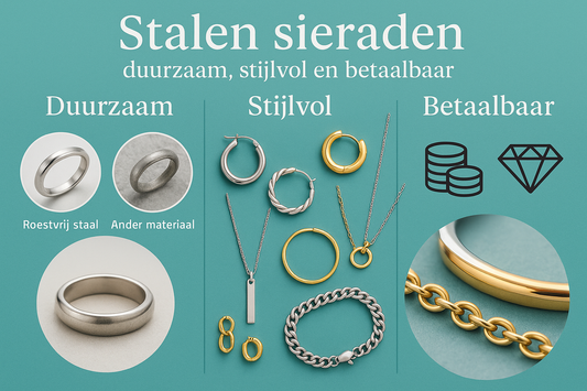 Stalen sieraden: duurzaam, stijlvol en betaalbaar