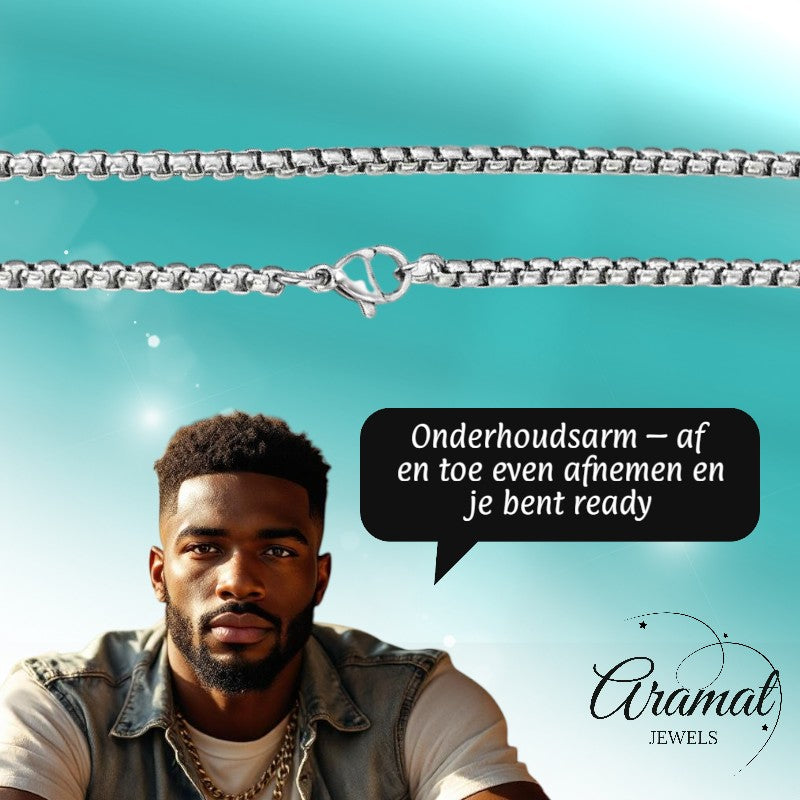 Collier Jasseron en acier inoxydable 60 cm – 1,5 mm