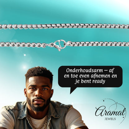 Collier Jasseron en acier inoxydable 60 cm – 1,5 mm