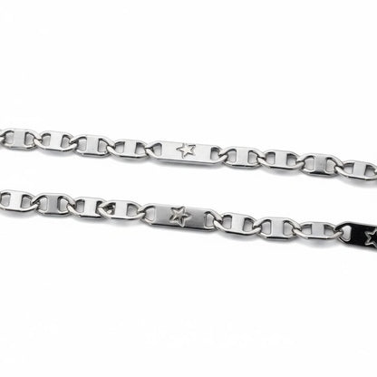 Silver-colored Navy Link Chain