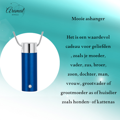 Steel Blue Ash Pendant - with Meaning