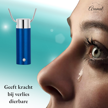 Steel Blue Ash Pendant - with Meaning