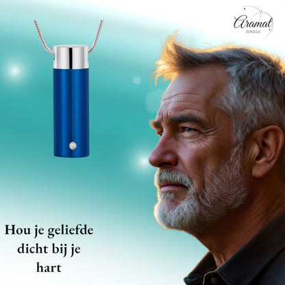 Steel Blue Ash Pendant - with Meaning