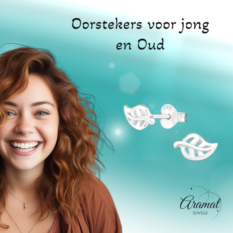 Silver Leaf Earrings – 7x5mm