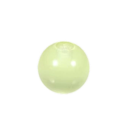 Aramat Jewels glow in the dark acryl piercing balletje van 6mm voor tong- of navelpiercings in lichtgroene kleur.