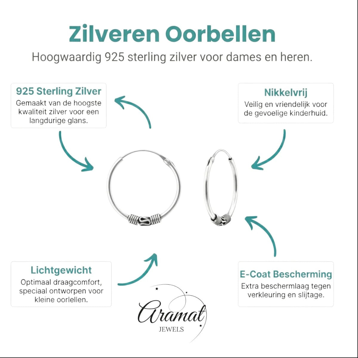 Aramat Jewels 20mm oxidized silver Bali hoop earrings with intricate detailing, lightweight and nickel-free.