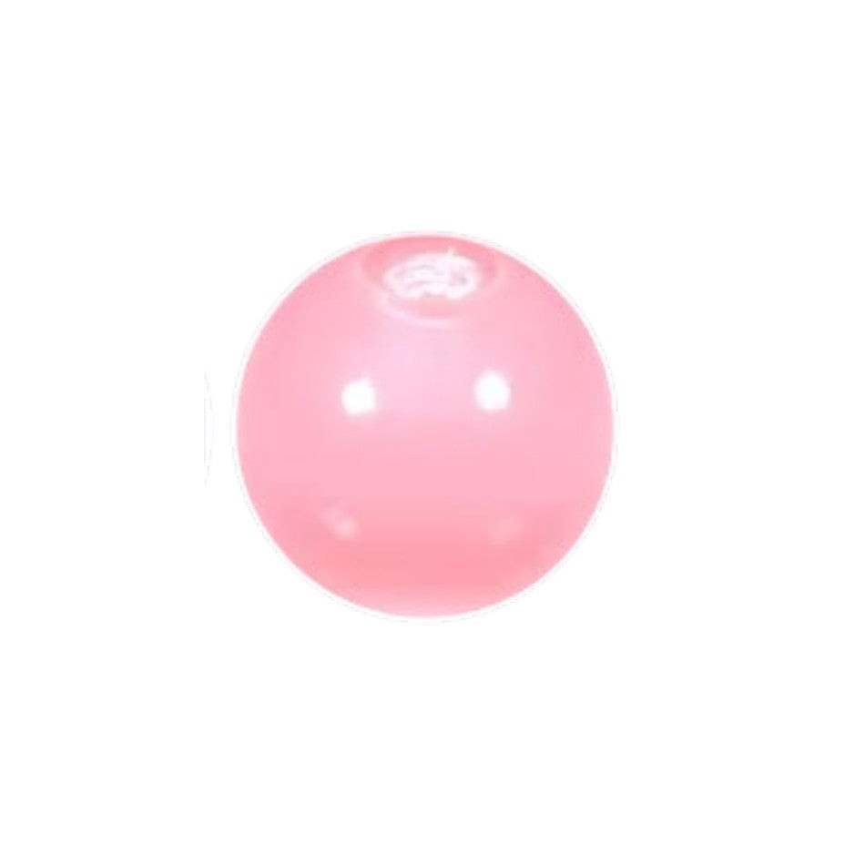 Roze Aramat Jewels glow in the dark piercingballetje van 6mm acryl voor tong- of navelpiercings