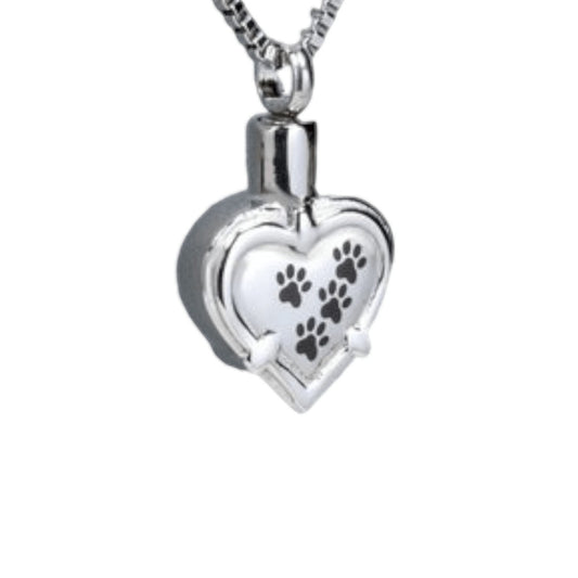 Ashanger hart pootafdrukken – troost & herinnering - Aramat Jewels - Gedenkhangers - cadeautip