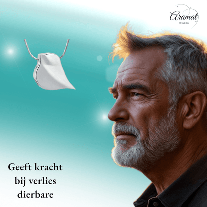 Ashanger Vogel Silhouet - Zilverkleurig RVS - hang1476 - IJD19064 - Gedenkhangers kopen# - 18mm - alles - ashangers