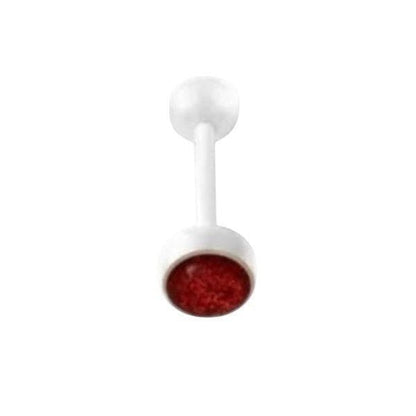 Een paar rood-witte oortelefoons