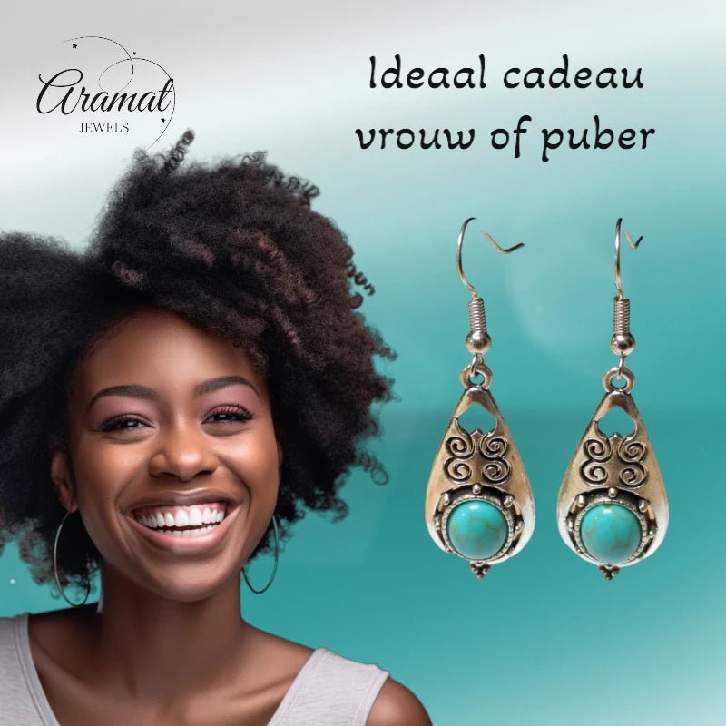 Boho Druppel Oorhangers - oor6053 - Oorhangers kopen# - 50mm - alles - bali