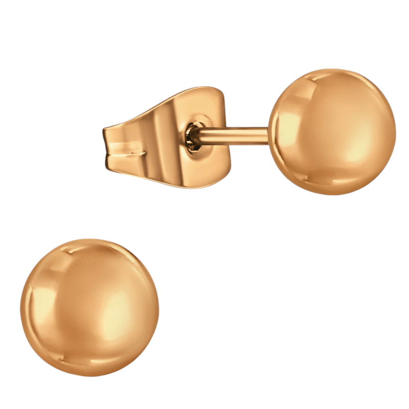 Bolletjes oorbellen – rosékleur – 7mm - oor3779 - Oorbellen kopen# - 7mm - alles - bolletjes