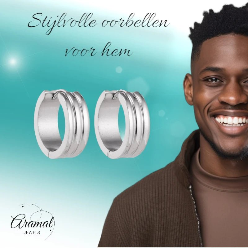 Brede Stalen Creolen 20mm - oor5821 - se43095 - Oorringen kopen# - 20mm - alles - cadeau