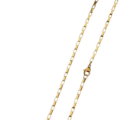 Gold-colored Steel Chain rectangular link