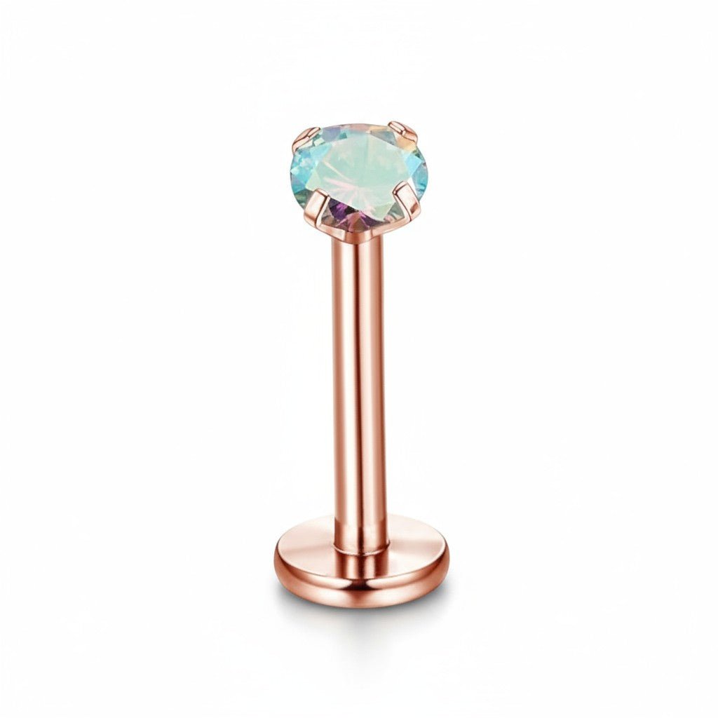 Helix Piercing Rosegoud AB Zirkonia 6mm 1.2mm - Aramat Jewels - Piercings - cadeautip