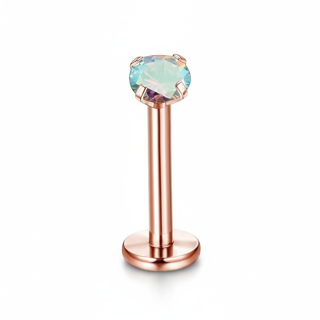 Helix Piercing Rosegoud AB Zirkonia 6mm 1.2mm - Aramat Jewels - Piercings - cadeautip
