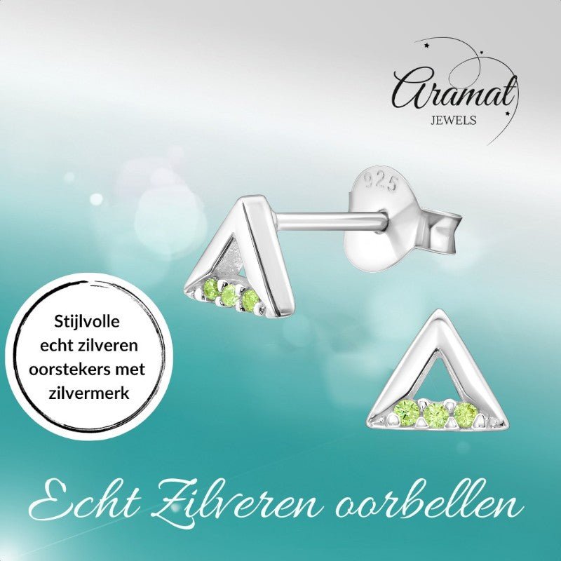 Lichtgroene Kristallen Oorbellen voor Kinderen - oor988 - 30790 - Oorbellen kopen