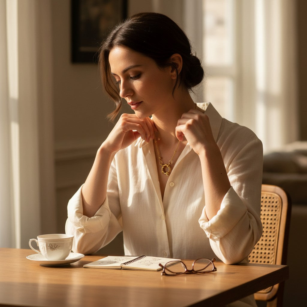 Chain – Steel Charm Chain Beads Link Gold Colored (2mm) 