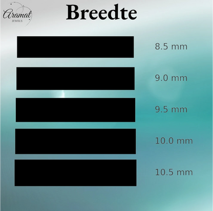 Adjustable Black Bracelet with Lava Stone