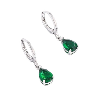 Mini Oorringetjes Meisje – Groene Zirkonia – 10mm - oor6378 - 66135 - Oorringen kopen# - 10mm - alles - cadeau