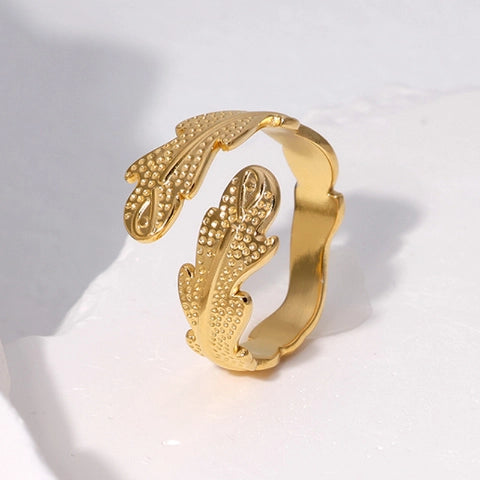 Verstelbare RVS Ring met Verfijnd Veer-Ontwerp (17 mm)