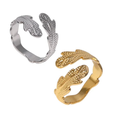 Verstelbare RVS Ring met Verfijnd Veer-Ontwerp (17 mm)