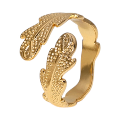 Verstelbare RVS Ring met Verfijnd Veer-Ontwerp (17 mm)