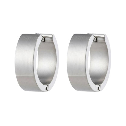 Oorringen – 20mm Creolen Glad Glanzend RVS Zilverkleur Unisex - Aramat Jewels - Oorringen - cadeautip