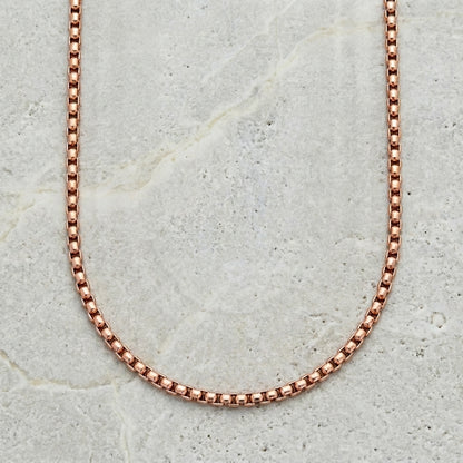 Collier Jasseron en acier et or rose de Aramat Jewels
