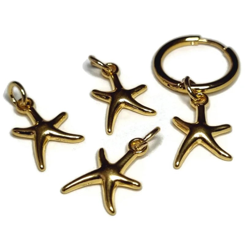 Vergulde zeester bedels