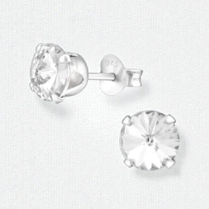 Prachtige Kristallen Oorbellen van 925 Sterling Zilver - Aramat Jewels - Oorbellen - cadeautip