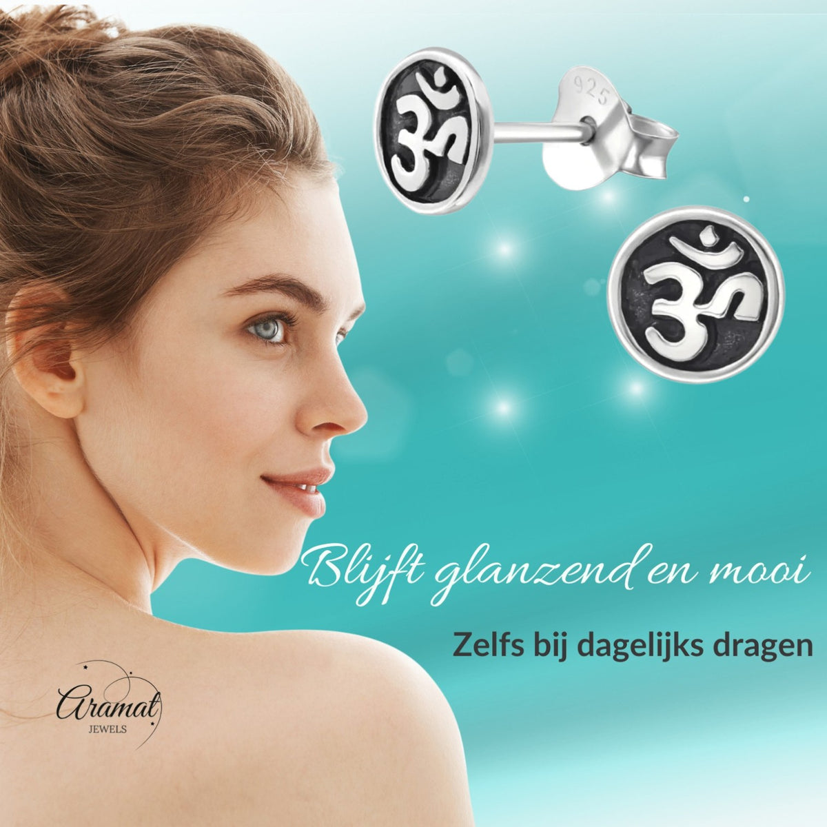 Boucles d'oreilles Silver Ohm – 6 mm sans nickel
