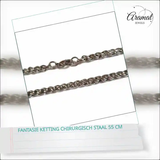 Fantasie Ketting Chirurgisch Staal 55 Cm by@Outfy