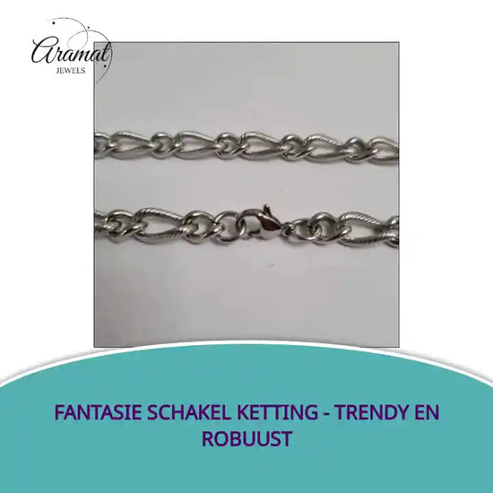 Fantasie Schakel Ketting - Trendy en Robuust by@Outfy