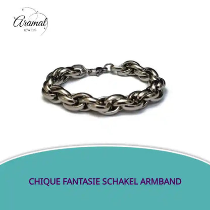 Chique Fantasie Schakel Armband by@Outfy