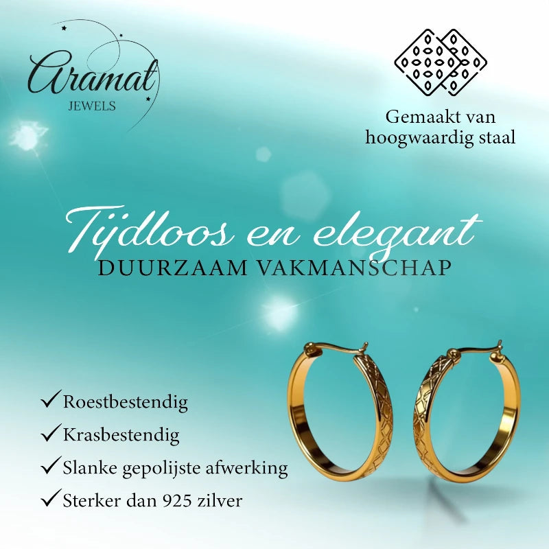 Boucles d'oreilles Rendez-vous à carreaux - Chics et fiables !