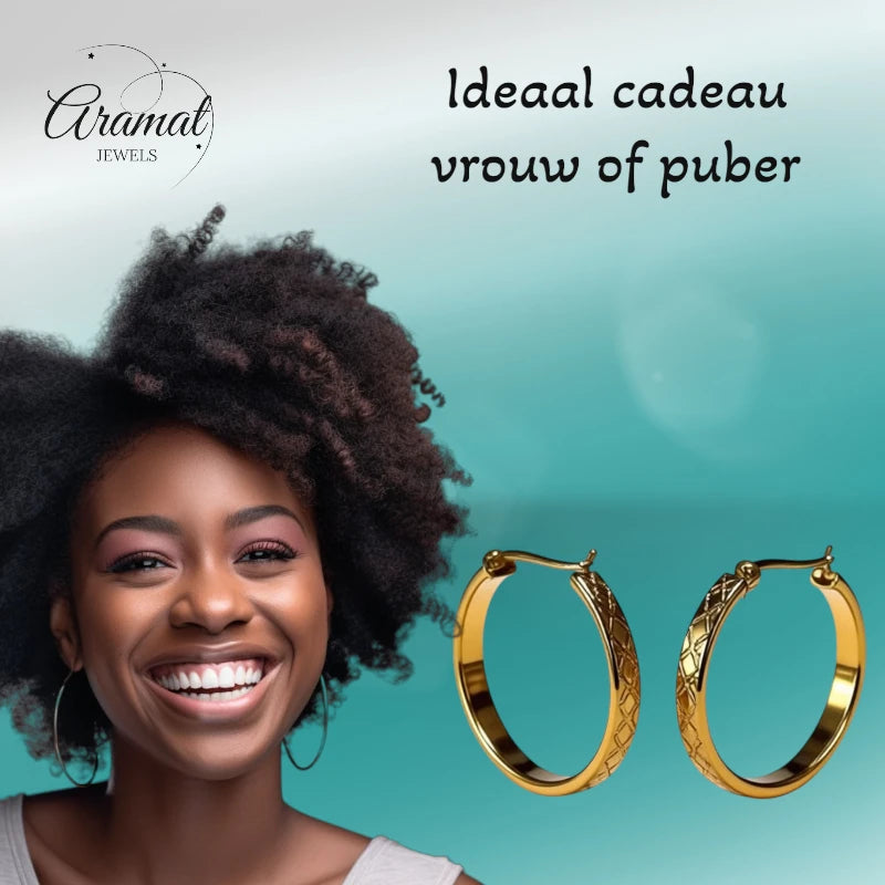 Boucles d'oreilles Rendez-vous à carreaux - Chics et fiables !