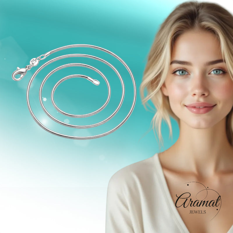 925 Silver Snake Chain 45-60cm - Timeless Snake Chain Necklace