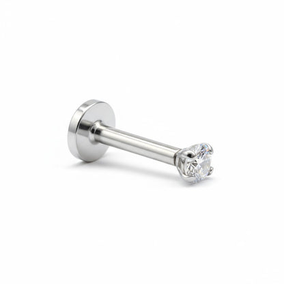 Helix Piercing Surgical Steel Zirconia 6mm 1.2mm