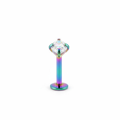 Helix Piercing Multicolor AB Zirconia 6mm 1.2mm