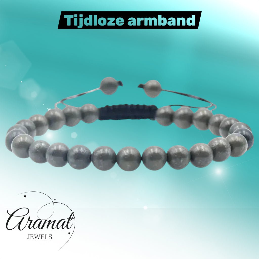 Pyriet Natuursteen Armband man vrouw - Aramat Jewels - Armbanden - cadeautip