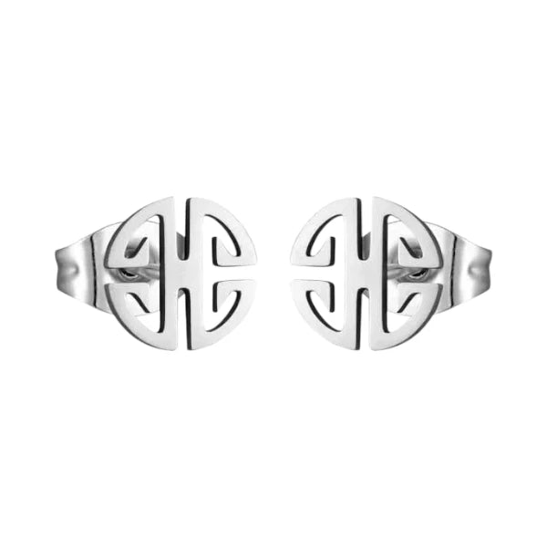 Roestvrij Stalen Oorbellen fantasie motief - oor1409 - Oorbellen kopen# - 9mm - alles