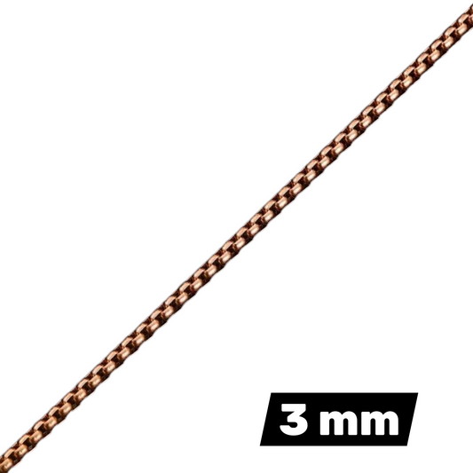 Rose Gold Steel Jasseron Necklace from Aramat Jewels