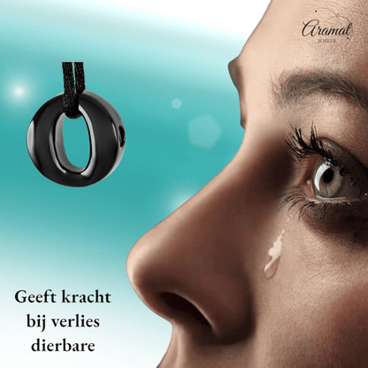 RVS Ashanger Open Cirkel - Zwart - hang858 - 9284 - Gedenkhangers kopen# - 20mm - alles - ashangers