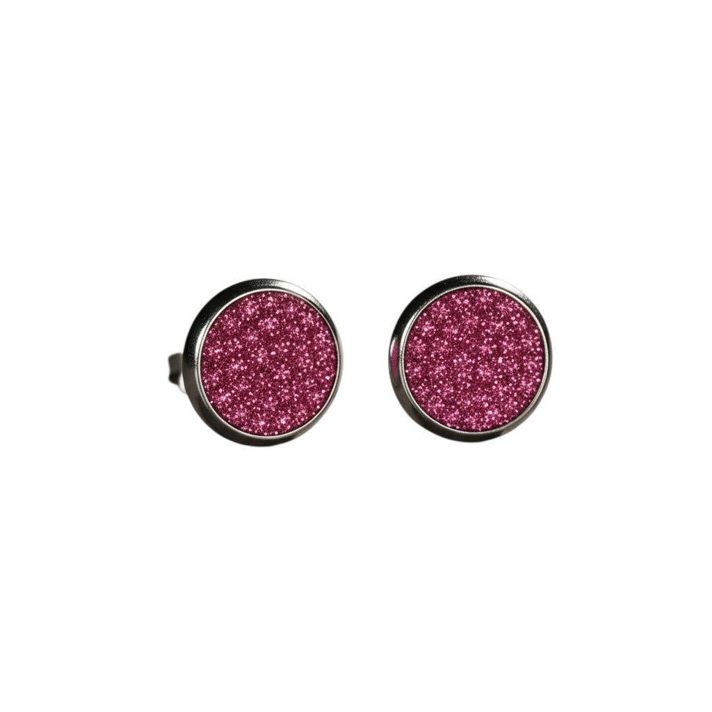 RVS Kristal Oorstekers 10mm Diverse Kleuren - Grote Zirkonia Studs - Aramat Jewels - RVS Sieraden - Oorbellen - cadeautip