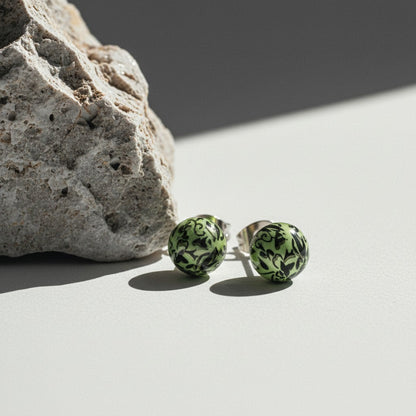 Stalen Bolletjes Oorstekers Spetter – 6mm - Aramat Jewels - Oorbellen - cadeautip